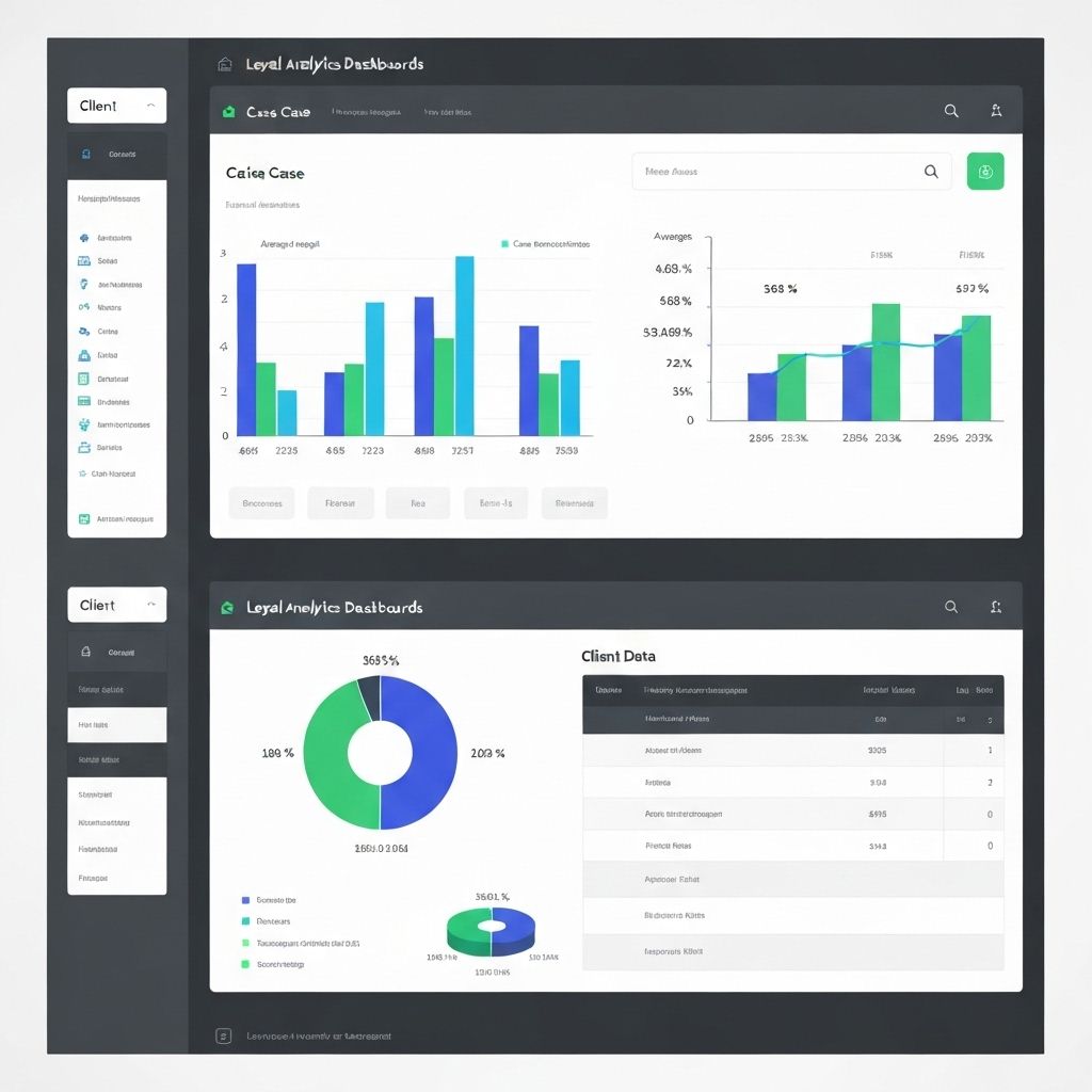 Legal analytics dashboard preview